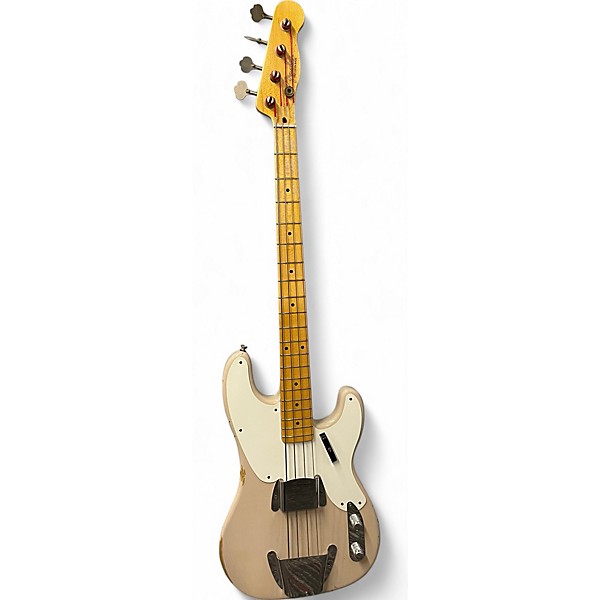 Used Fender 1955 Reissue Precision Bass Trans Blonde Electric Bass Guitar