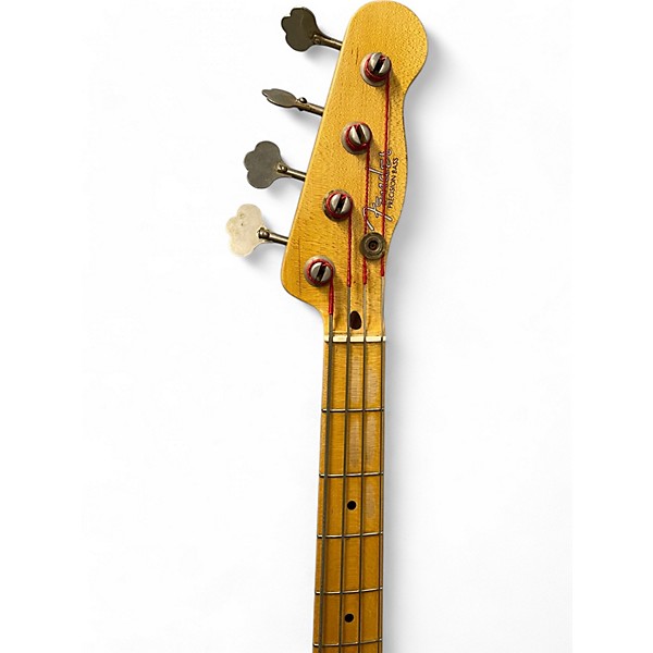 Used Fender 1955 Reissue Precision Bass Trans Blonde Electric Bass Guitar