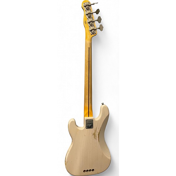 Used Fender 1955 Reissue Precision Bass Trans Blonde Electric Bass Guitar