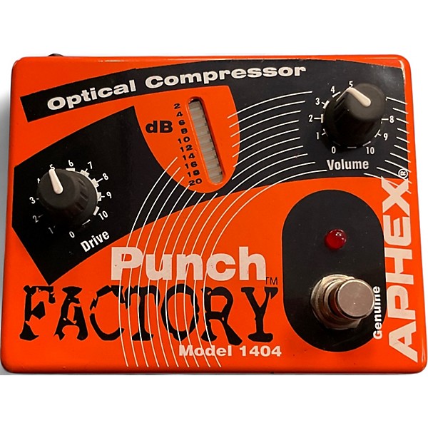 Used Aphex Punch Factory Optical Compressor Effect Pedal