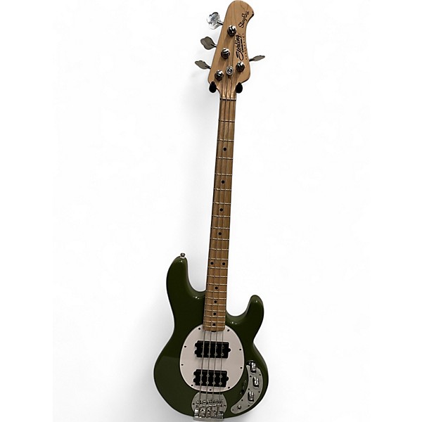 Used Sterling by Music Man Used Sterling by Music Man Ray4 Royal Olive Electric Bass Guitar