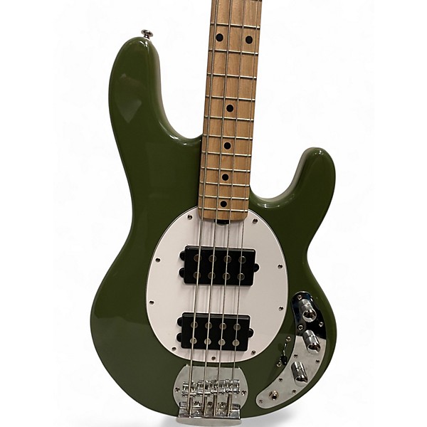 Used Sterling by Music Man Used Sterling by Music Man Ray4 Royal Olive Electric Bass Guitar