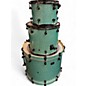 Used 2015 Spaun 3 Piece Custom Series Turquoise Sparkle Drum Kit thumbnail