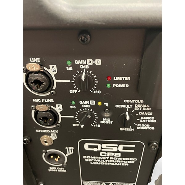 Used QSC CP8 Powered Speaker