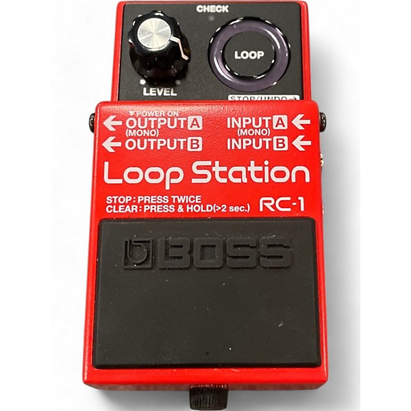 Used BOSS RC1 Loop Station Pedal