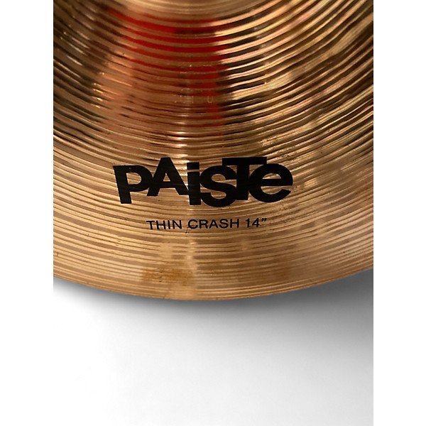 Used Paiste 14in Alpha Thin Crash Cymbal