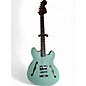 Used Fender Tom Delonge Starcaster Satin Surf Green Hollow Body Electric Guitar thumbnail