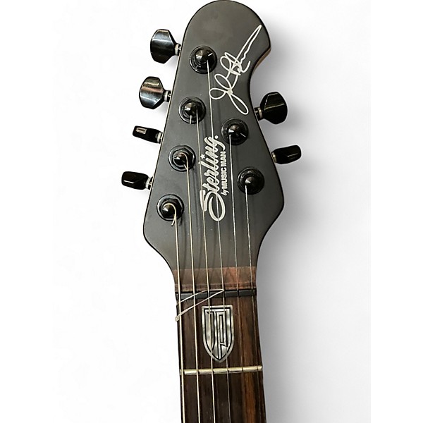 Used Sterling by Music Man JP60 Black Solid Body Electric Guitar