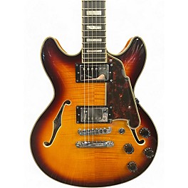 Used D'Angelico Used D'Angelico dapminidccsvsbcs 3 Tone Sunburst Hollow Body Electric Guitar