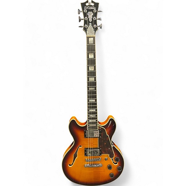 Used D'Angelico Used D'Angelico dapminidccsvsbcs 3 Tone Sunburst Hollow Body Electric Guitar