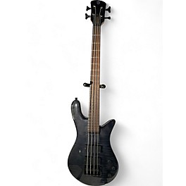 Used Spector EURO SERIES BANTAM 4 Trans Black Electric Bass Guitar