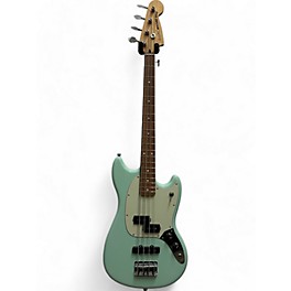 Used Fender Used Fender Player Mustang Bass PJ Surf Green Electric Bass Guitar