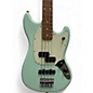 Used Fender Used Fender Player Mustang Bass PJ Surf Green Electric Bass Guitar