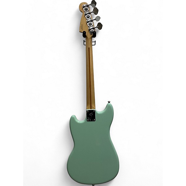 Used Fender Used Fender Player Mustang Bass PJ Surf Green Electric Bass Guitar