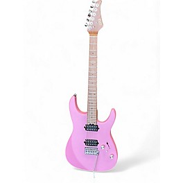 Used EART S style Pink Solid Body Electric Guitar