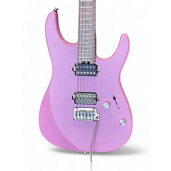 Used EART S style Pink Solid Body Electric Guitar