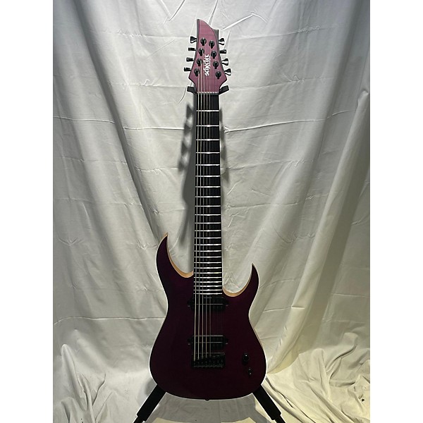 Used Schecter Guitar Research Used Schecter Guitar Research John Browne Tao-8 Trans Purple Solid Body Electric Guitar