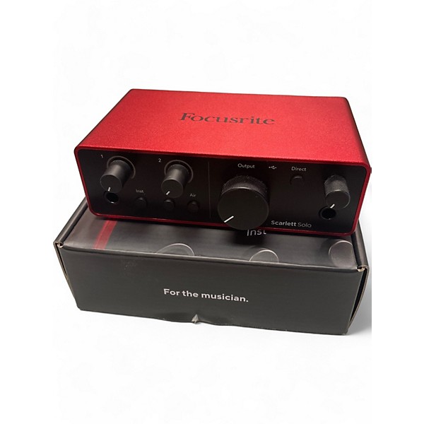 Used Focusrite Used Focusrite Scarlett Solo Audio Interface