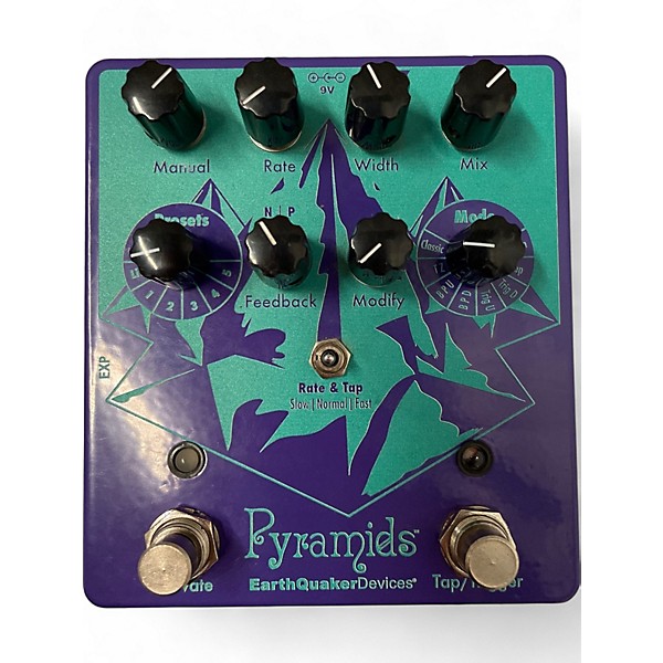 Used EarthQuaker Devices Used EarthQuaker Devices Pyramids Stereo Flanging Device Effect Pedal