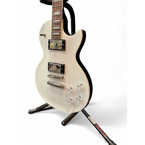 Used Epiphone Used Epiphone Les Paul Muse Pearl White Metallic Solid Body Electric Guitar