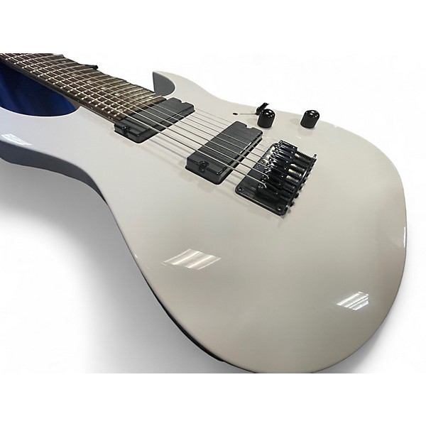 Used Ibanez Used Ibanez RG8 8 String Alpine White Solid Body Electric Guitar