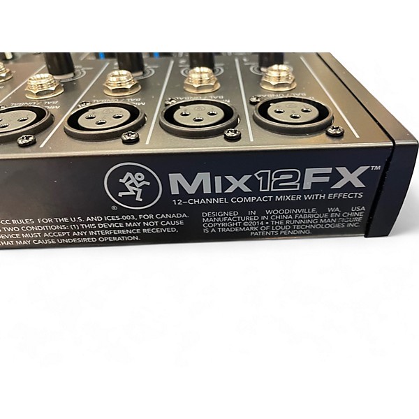 Used Mackie Used Mackie MIX12FX Unpowered Mixer