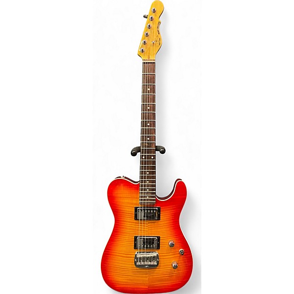 Used G&L Used G&L ASAT Deluxe Sunburst Solid Body Electric Guitar