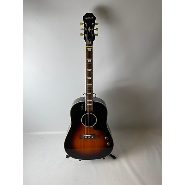 Used Epiphone Used Epiphone EJ160E John Lennon Signature Sunburst Acoustic Electric Guitar