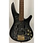 Used Ibanez Used Ibanez SR300 Black Ice Frozen Matte Electric Bass Guitar