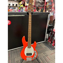 Used Sterling By Music Man Used Sterling By Music Man Short Scale Orange Electric Bass Guitar