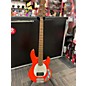 Used Sterling By Music Man Used Sterling By Music Man Short Scale Orange Electric Bass Guitar thumbnail