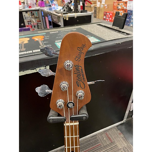 Used Sterling By Music Man Used Sterling By Music Man Short Scale Orange Electric Bass Guitar