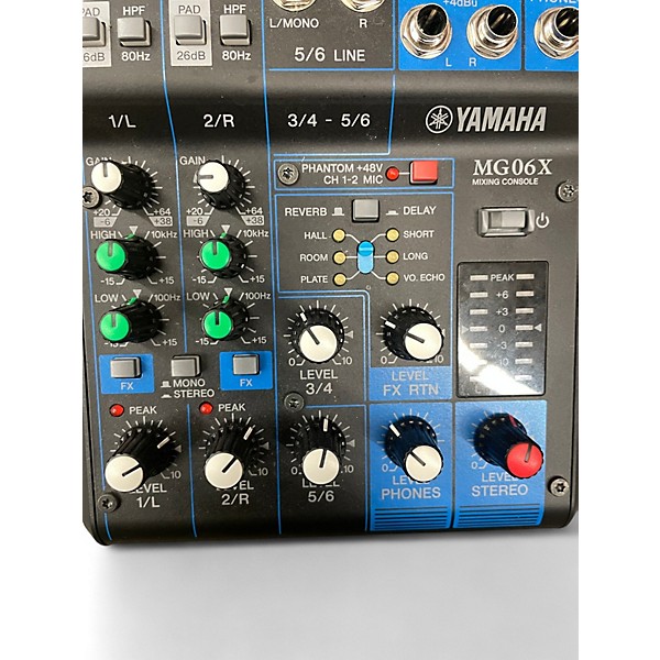 Used Yamaha Used Yamaha MG06X Unpowered Mixer