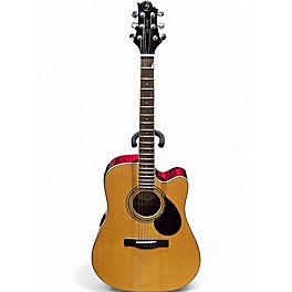 Used Greg Bennett Design by Samick Used Greg Bennett Design by Samick D-5CE Natural Acoustic Electric Guitar