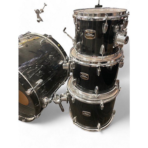 Used Yamaha Used Yamaha Tour Custom Black Drum Kit