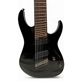 Used Ibanez Used Ibanez RGMS8 8-STRING MULTI-SCALE Black Solid Body Electric Guitar