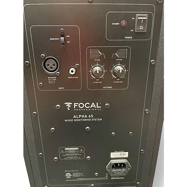 Used Focal Used Focal ALPHA 65 PAIR Powered Monitor