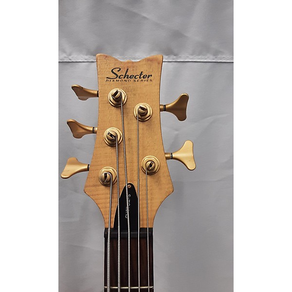 Used Schecter Guitar Research Stiletto Custom 5 String Electric Bass Guitar