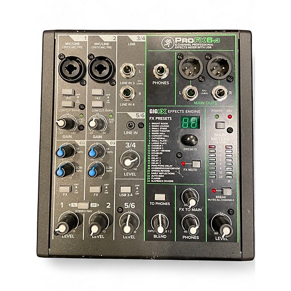 Used Mackie Used Mackie PROFX8 Unpowered Mixer