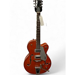 Used Gretsch Guitars Used Gretsch Guitars G5420T Electromatic Orange Hollow Body Electric Guitar