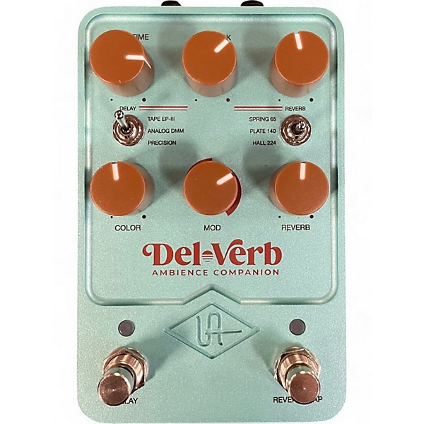 Used Universal Audio del verb Effect Pedal