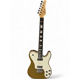 Used Schecter Guitar Research Used Schecter Guitar Research Diamond Series PT Metallic Gold Solid Body Electric Guitar