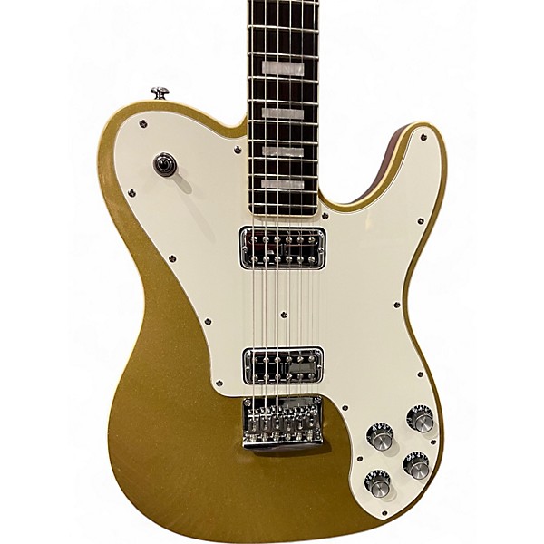 Used Schecter Guitar Research Used Schecter Guitar Research Diamond Series PT Metallic Gold Solid Body Electric Guitar