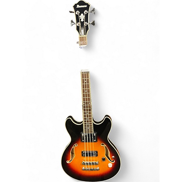 Used 2020 Ibanez ABS180 3 Color Sunburst Electric Bass Guitar