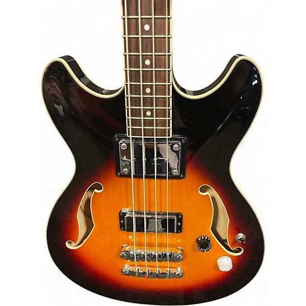 Used 2020 Ibanez ABS180 3 Color Sunburst Electric Bass Guitar