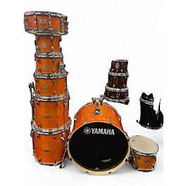 Used Yamaha Used Yamaha 8 Piece Stage Custom Honey Amber Drum Kit