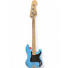 Used Squier Precision Bass Blue Electric Bass Guitar