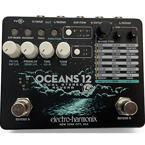 Used Electro-Harmonix oceans 12 Effect Pedal