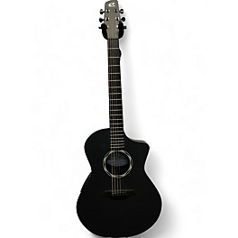 Used Composite Acoustics OX-RAW-ELE Black Acoustic Electric Guitar