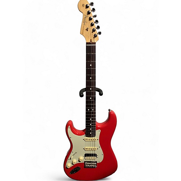 Used Fender Mod Shop Stratocaster Left Handed Fiesta Red Electric Guitar